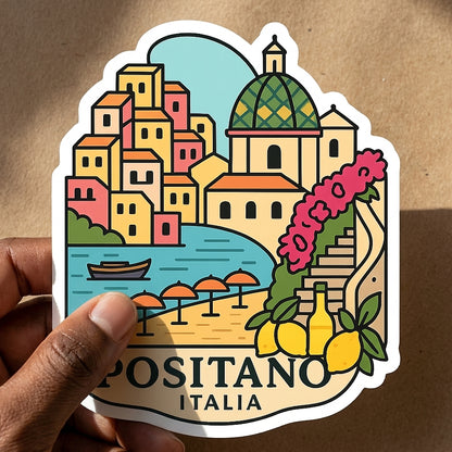 Positano, Italy sticker - lifestyle photo 2