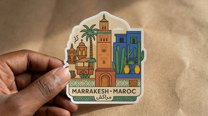 Marrakesh, Maroc sticker - lifestyle photo 2