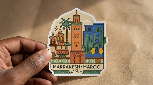Marrakesh, Maroc sticker - lifestyle photo 2