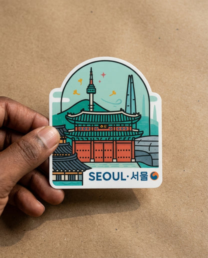Seoul, South Korea sticker - lifestyle photo 2