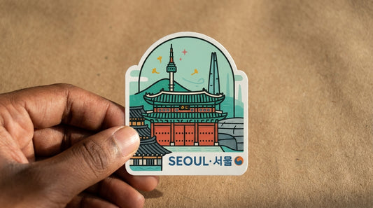 Seoul, South Korea sticker - lifestyle photo 1