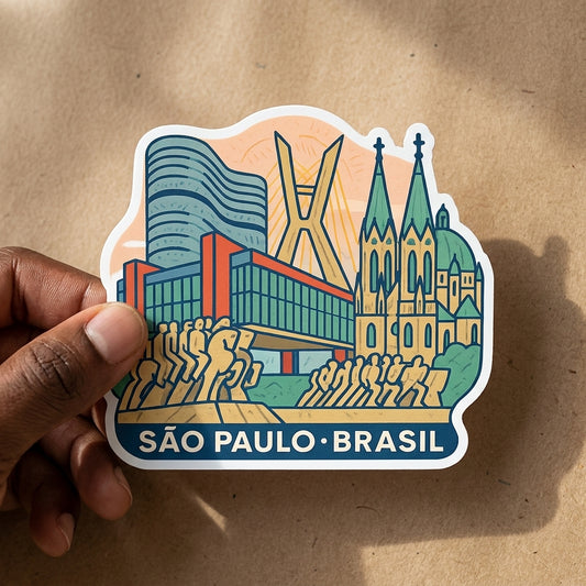 Sao Paulo, Brazil sticker - lifestyle photo 2