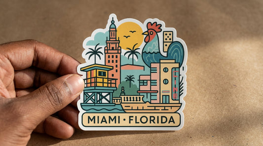 Miami, Florida sticker - lifestyle photo 2