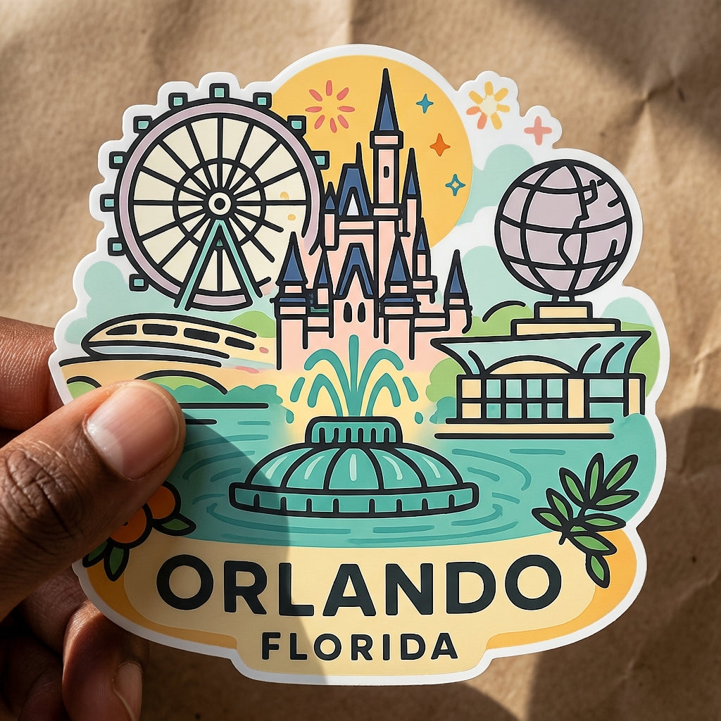 Orlando, Florida sticker - lifestyle photo 3