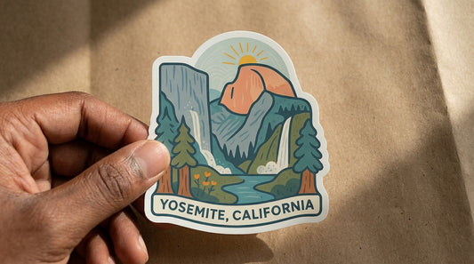 Yosemite, California sticker - lifestyle photo 1