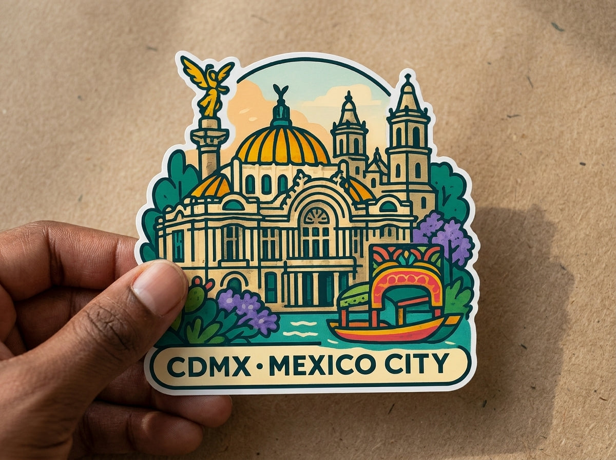 Mexico City, Mexico sticker - lifestyle photo 6