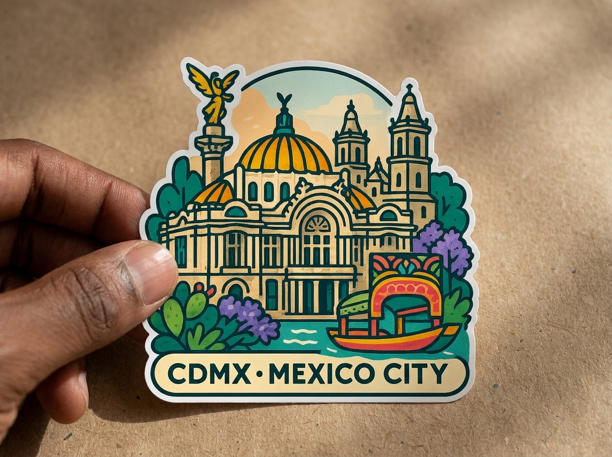 Mexico City, Mexico sticker - lifestyle photo 5