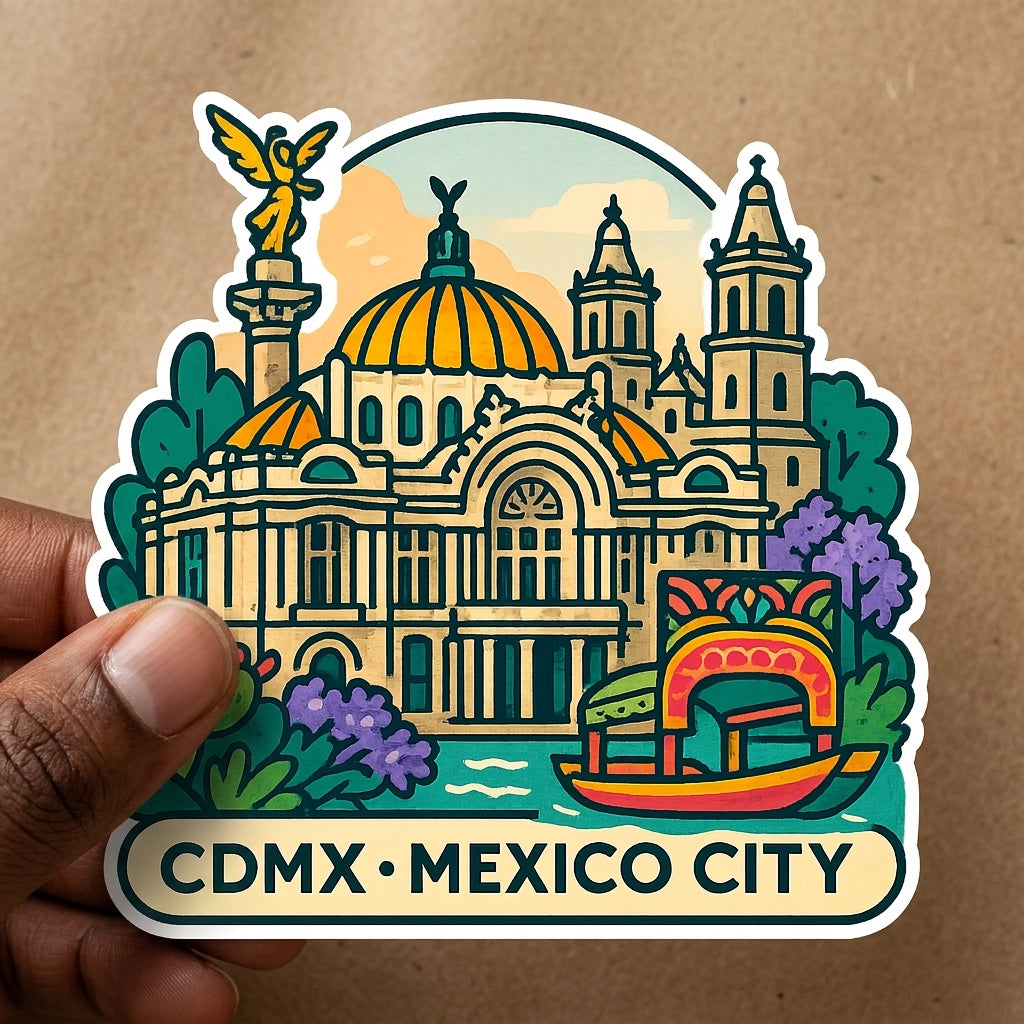 Mexico City, Mexico sticker - lifestyle photo 4