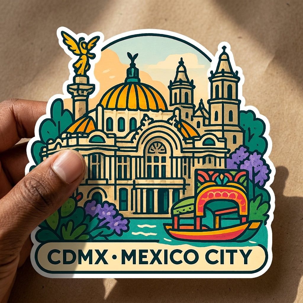 Mexico City, Mexico sticker - lifestyle photo 3