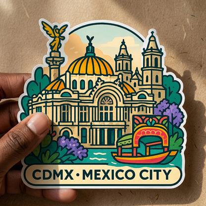 Mexico City, Mexico sticker - lifestyle photo 2