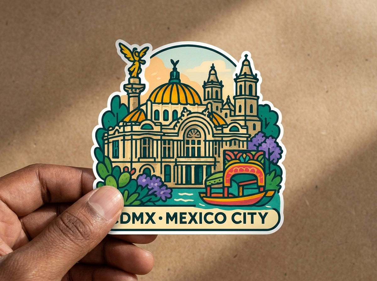 Mexico City, Mexico sticker - lifestyle photo 1