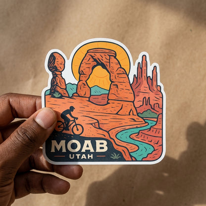 Moab, Utah sticker - lifestyle photo 1