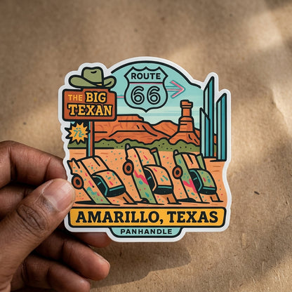 Amarillo, Texas sticker - lifestyle photo 3
