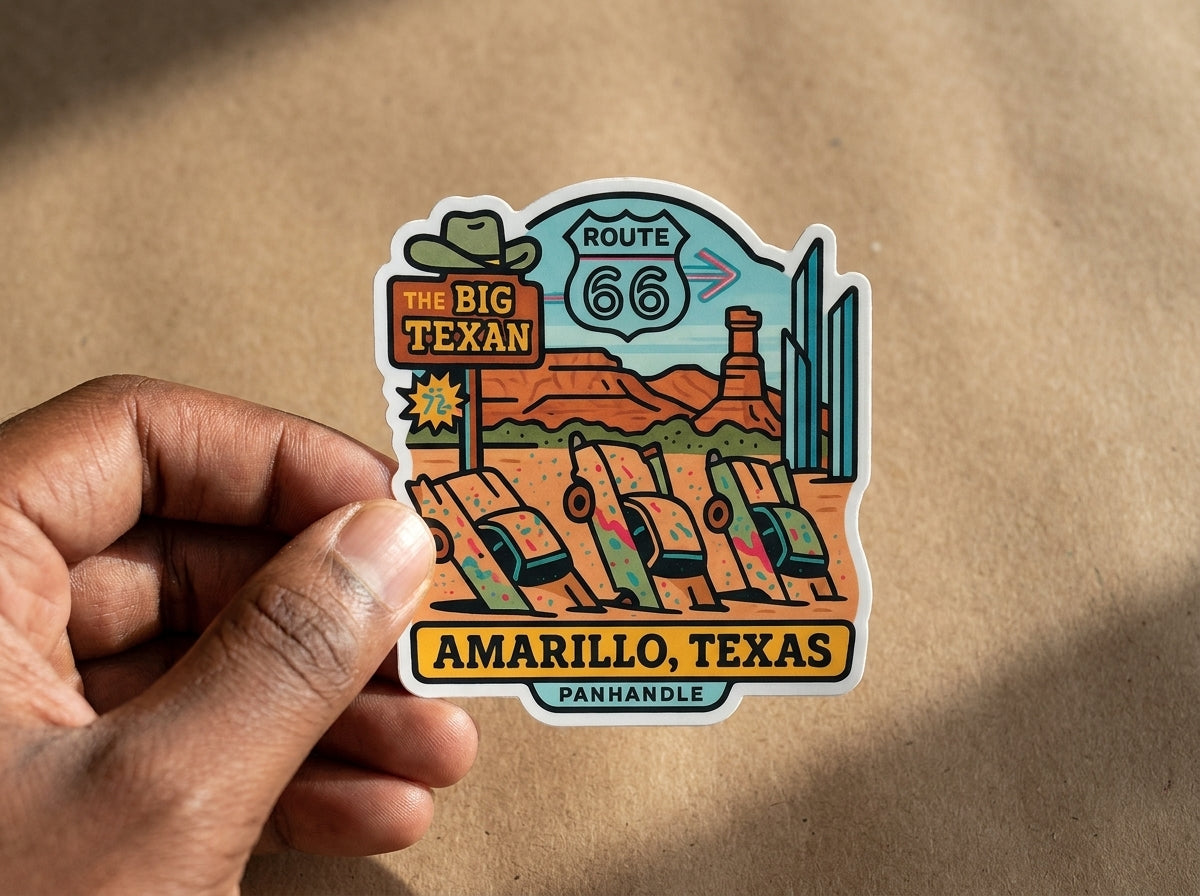 Amarillo, Texas sticker - lifestyle photo 1