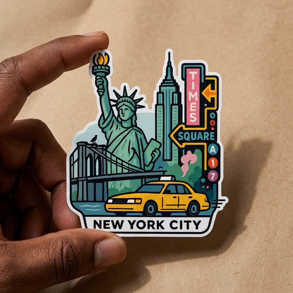 New York City sticker - lifestyle photo 2