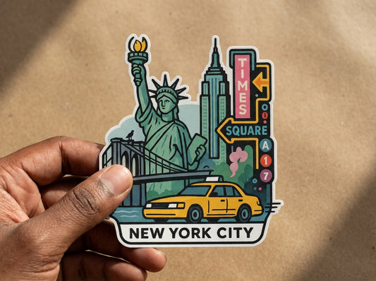 New York City sticker - lifestyle photo 1