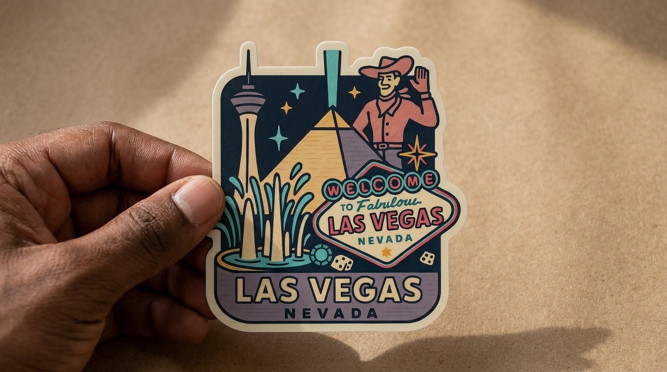 Las Vegas, NV sticker - lifestyle photo 2