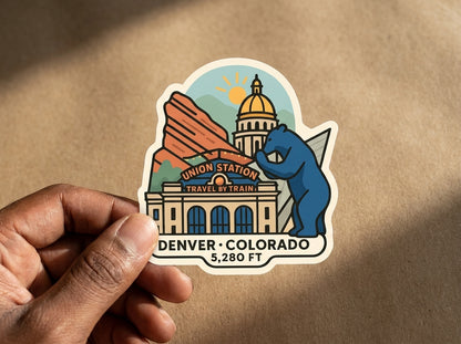 Denver, CO sticker - lifestyle photo 2