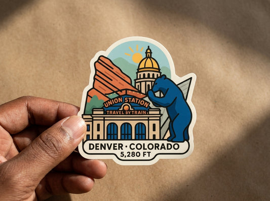 Denver, CO sticker - lifestyle photo 1