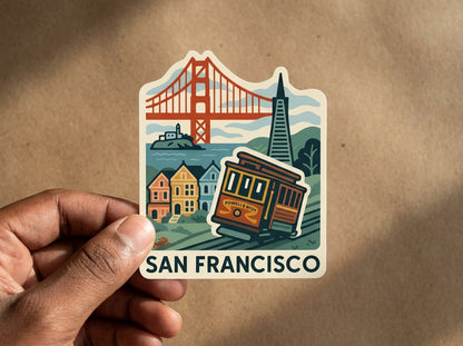 San Francisco sticker - lifestyle photo 2