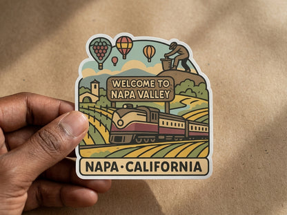 Napa, California sticker - lifestyle photo 2