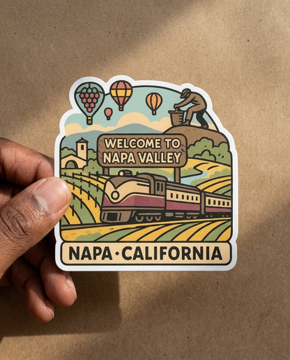 Napa, California sticker - lifestyle photo 1