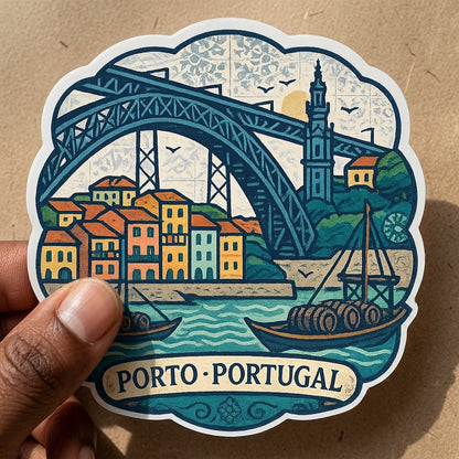Porto, Portugal sticker - lifestyle photo 2