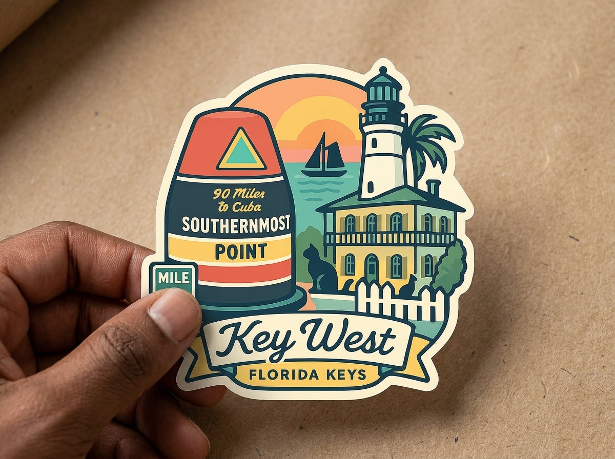 Key West sticker - lifestyle photo 3