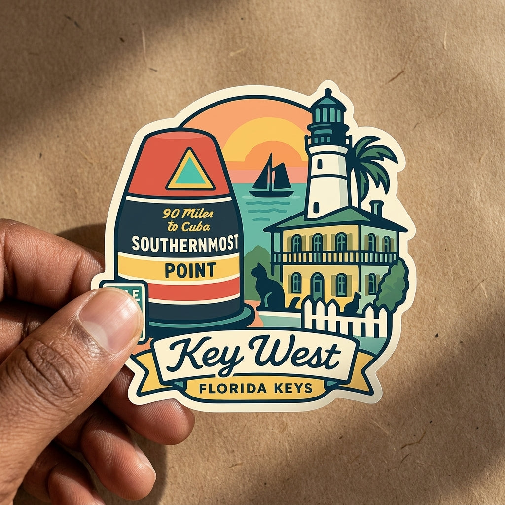 Key West sticker - lifestyle photo 2