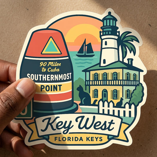 Key West sticker - lifestyle photo 1