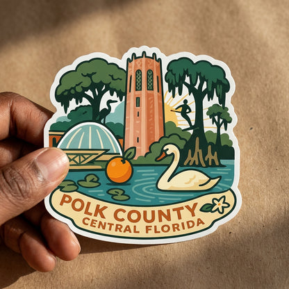 Polk County, Central Florida sticker - lifestyle photo 3