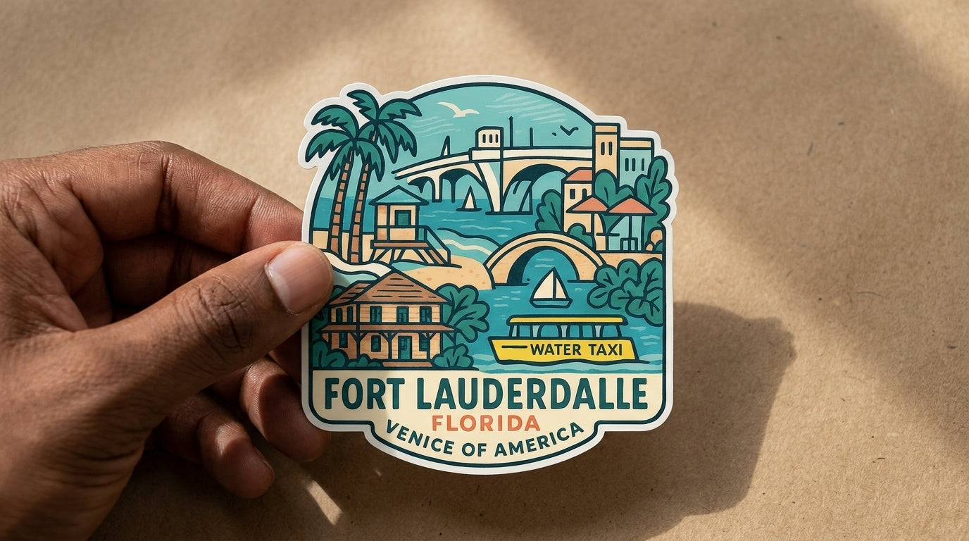 Fort Lauderdale, FL sticker - lifestyle photo 3