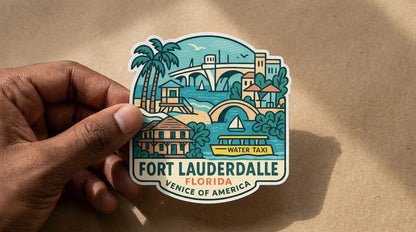 Fort Lauderdale, FL sticker - lifestyle photo 3
