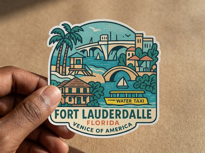 Fort Lauderdale, FL sticker - lifestyle photo 2
