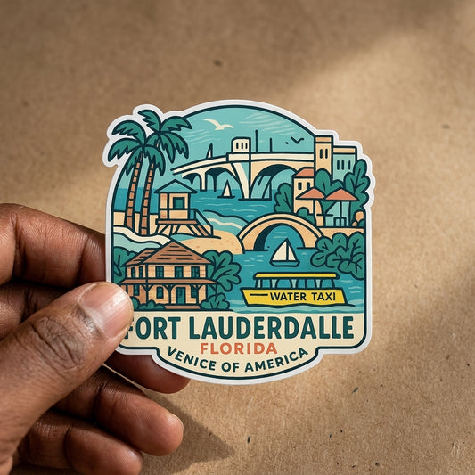 Fort Lauderdale, FL sticker - lifestyle photo 1