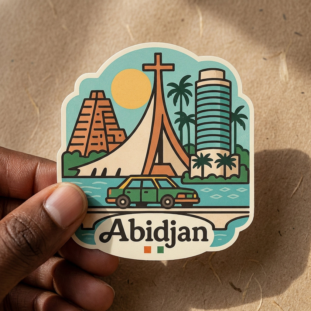 Abidjan sticker - lifestyle photo 2