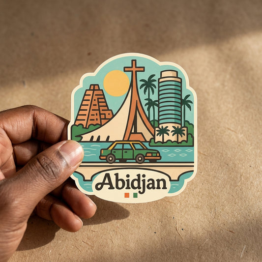 Abidjan sticker - lifestyle photo 1