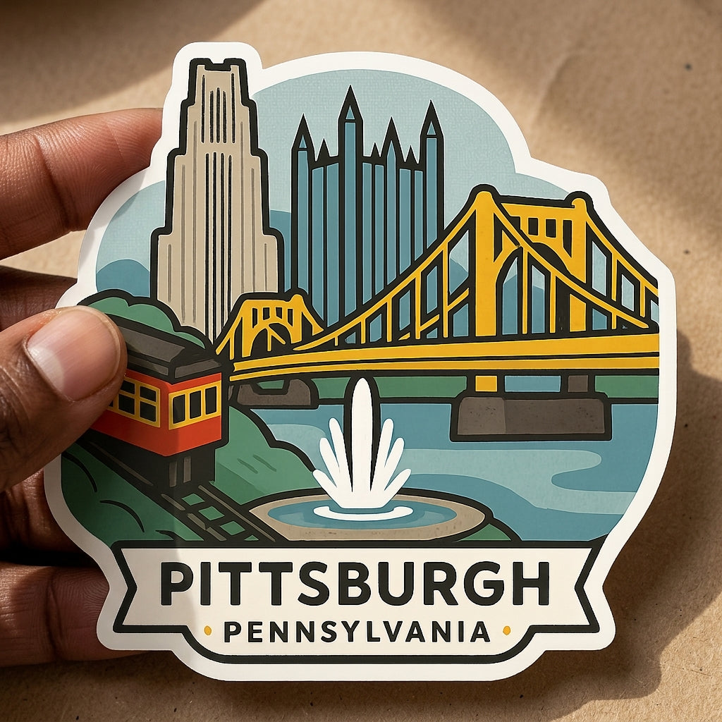 Pittsburgh, Pennsylvania sticker - lifestyle photo 1