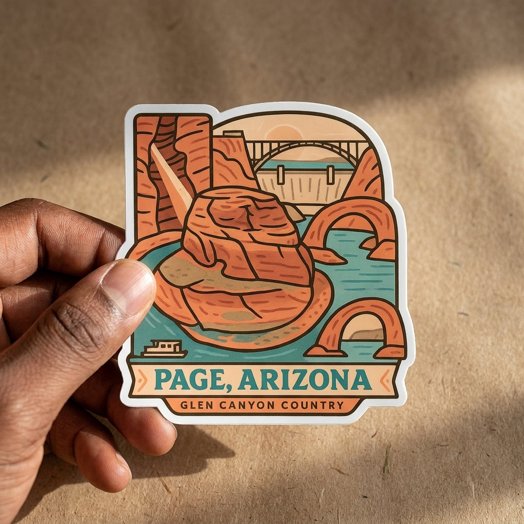 Page, Arizona sticker - lifestyle photo 2