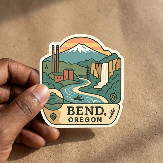 Bend, Oregon sticker - lifestyle photo 1