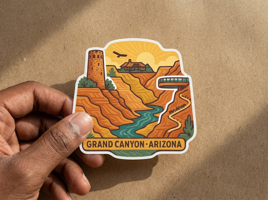 Grand Canyon, Arizona sticker - lifestyle photo 2