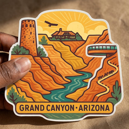 Grand Canyon, Arizona sticker - lifestyle photo 1