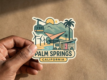Palm Springs, CA sticker - lifestyle photo 2